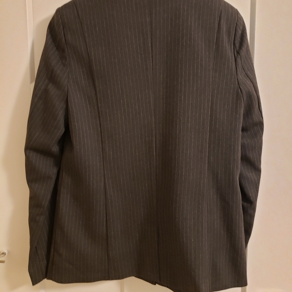 New with tags, Grey Pinstripe Blazer - Picture 2 of 6